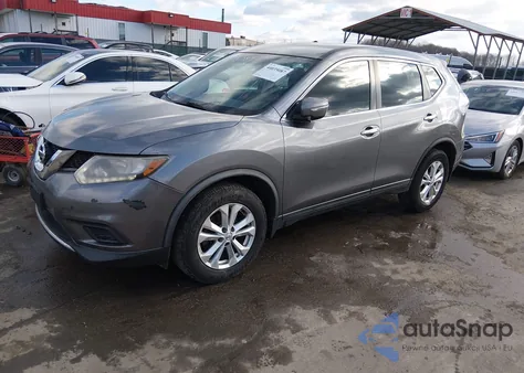 2015 Nissan Rogue S from USA, damaged, VIN KNMAT2MV4FP579880